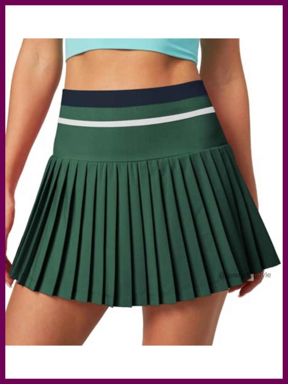 Pleated Tennis Skirt with Pockets High Waisted Athletic Skort for Golf